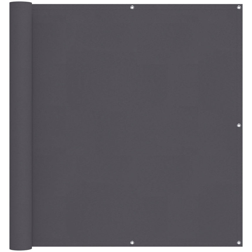 Balkonscherm Antraciet 110 X 700 Cm Oxford Stof Antraciet