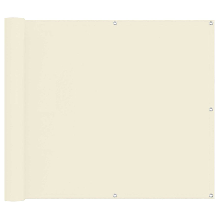 Balkonscherm Crème 100 X 1000 Cm Oxford Stof Crème