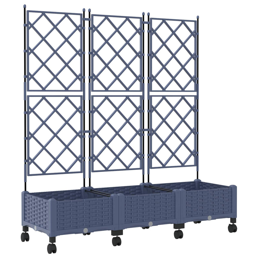 Tuinsteker Met Schutting En Wielen 3 St Pp
