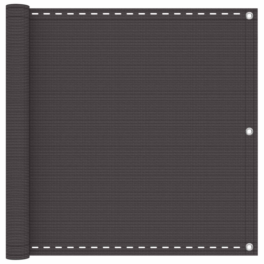 Balkonscherm Hdpe En Aluminium Antracietkleurig