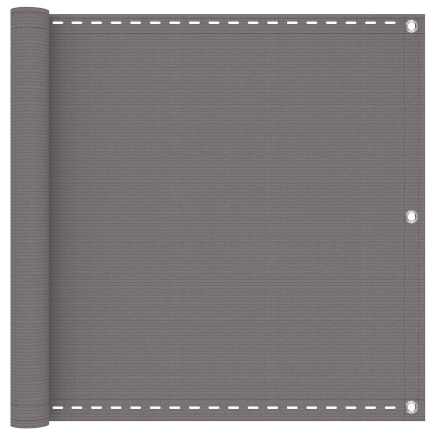 Balkonscherm Hdpe En Aluminium Lichtgrijs