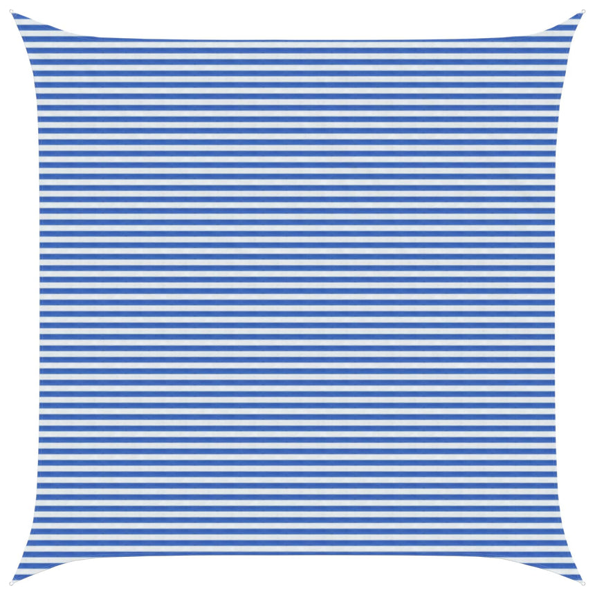 Zonneschaduwzeil Hdpe Blauw En Wit