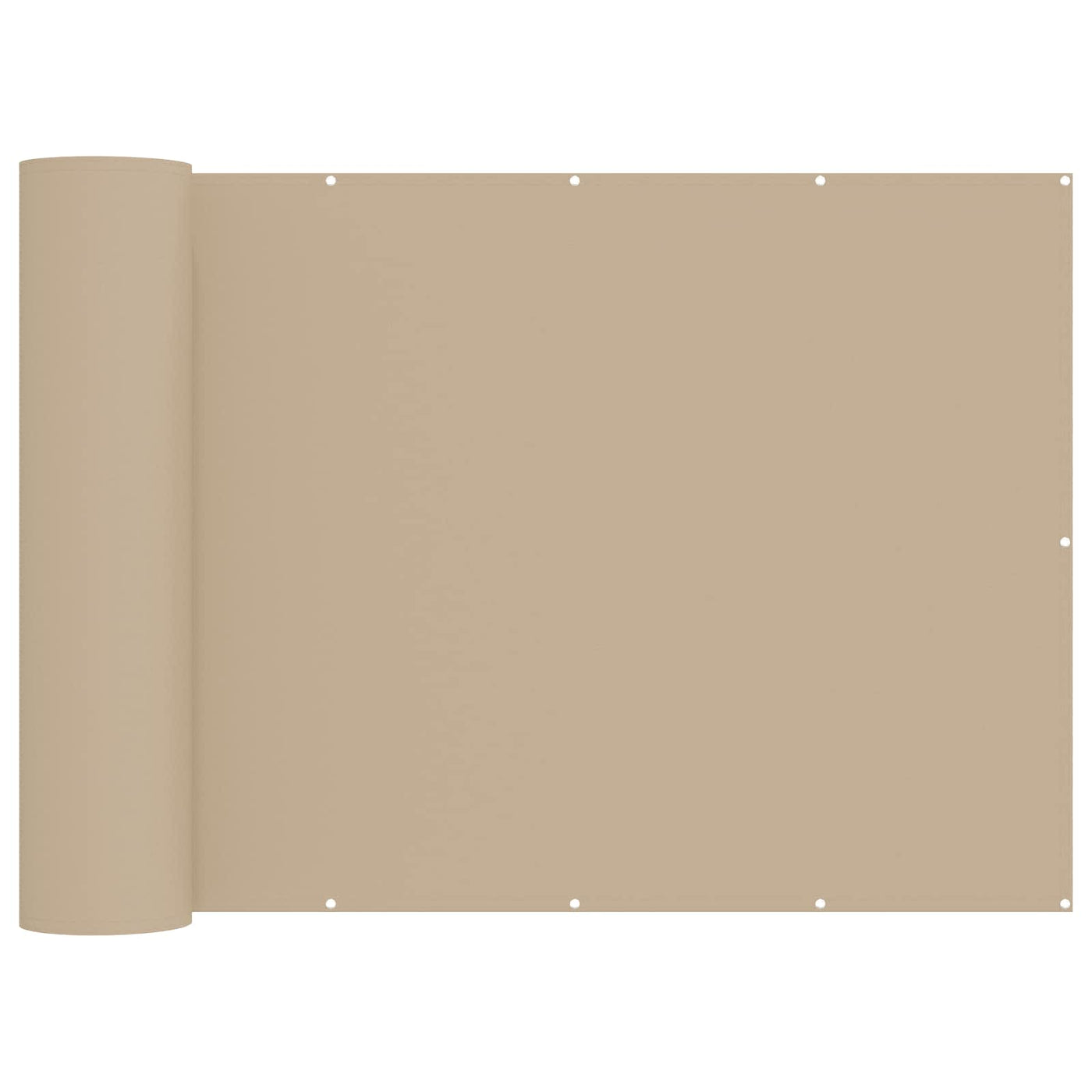 Balkon Privacy Scherm Stof Met Pu-Coating Beige