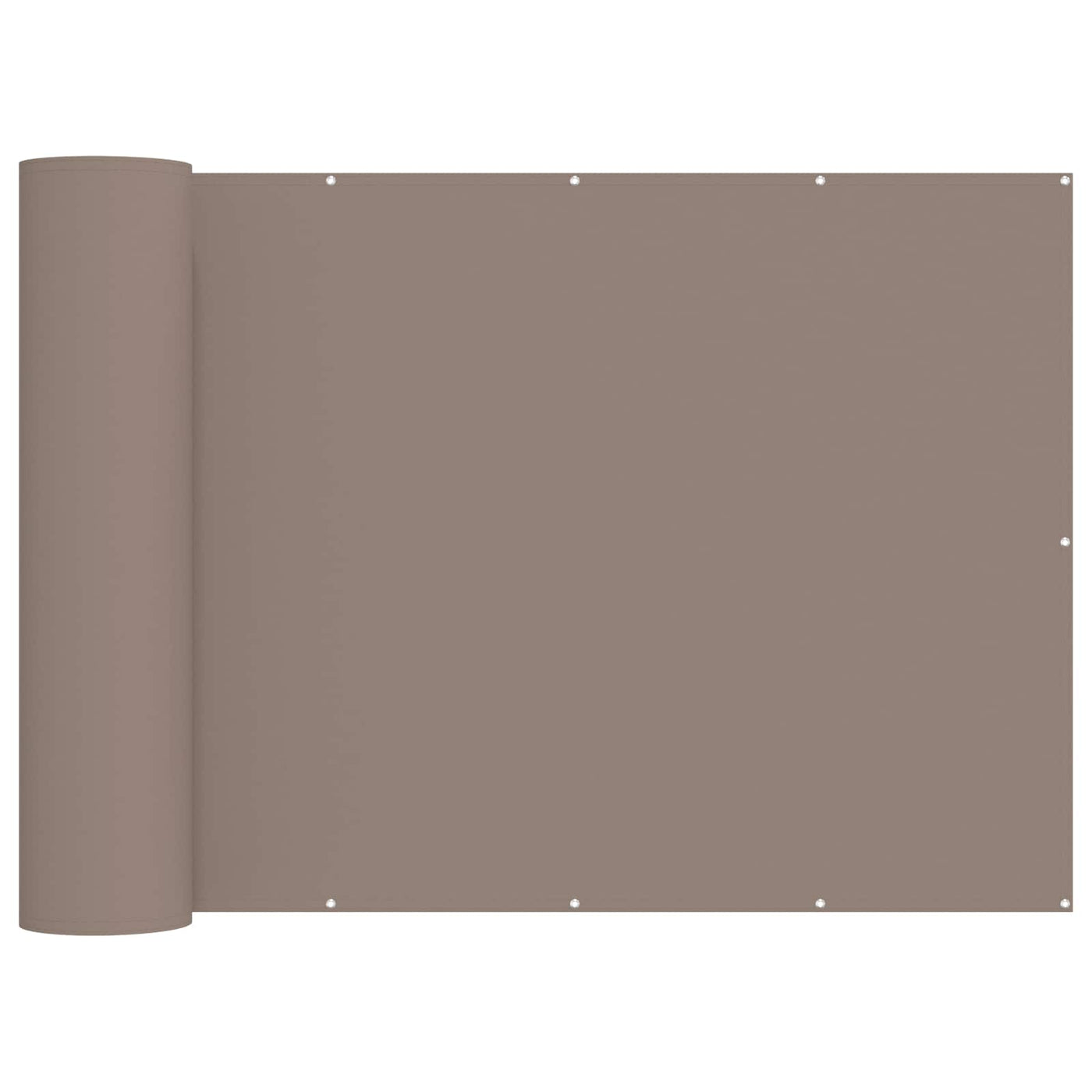 Balkon Privacy Scherm Stof Met Pu-Coating Taupe