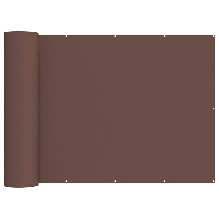 Balkon Privacy Scherm Stof Met Pu-Coating Bruin