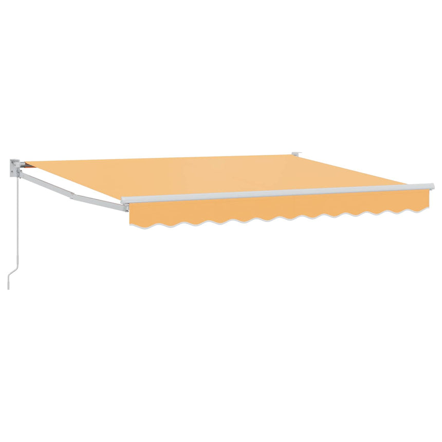 Uitschuifbare Luifel Zand 100% Polyester En Aluminium Zand (Witte Frame)