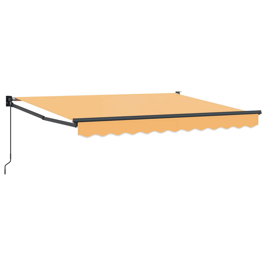 Uitschuifbare Luifel Zand 100% Polyester En Aluminium Zand (Antraciet Frame)