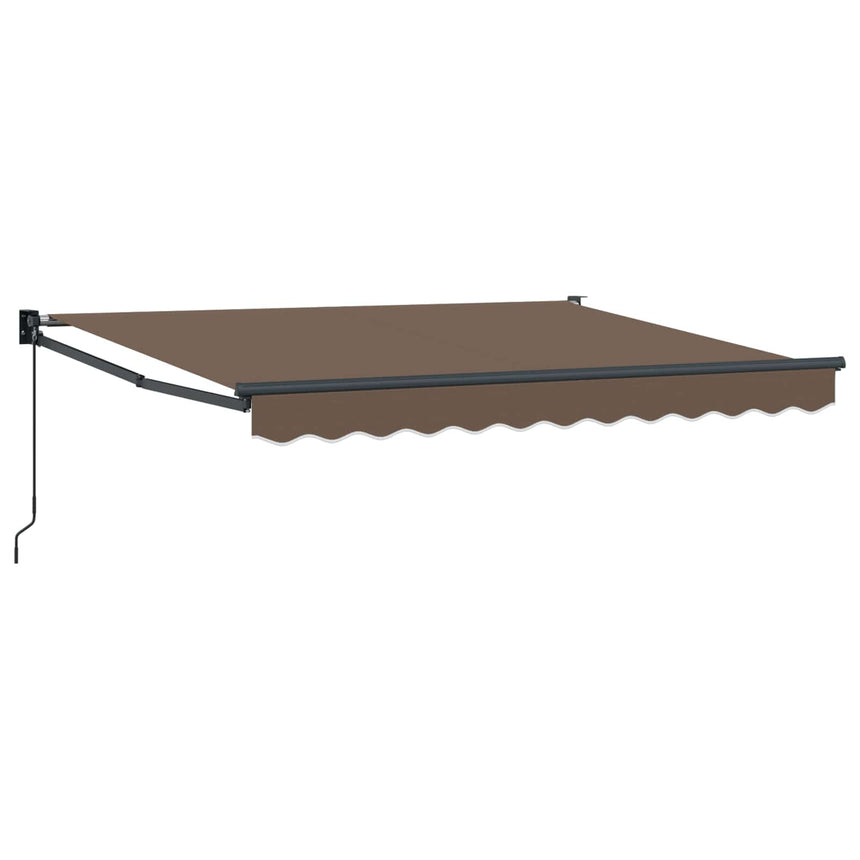 Uitschuifbare Luifel Taupe Taupe (Antraciet Frame)