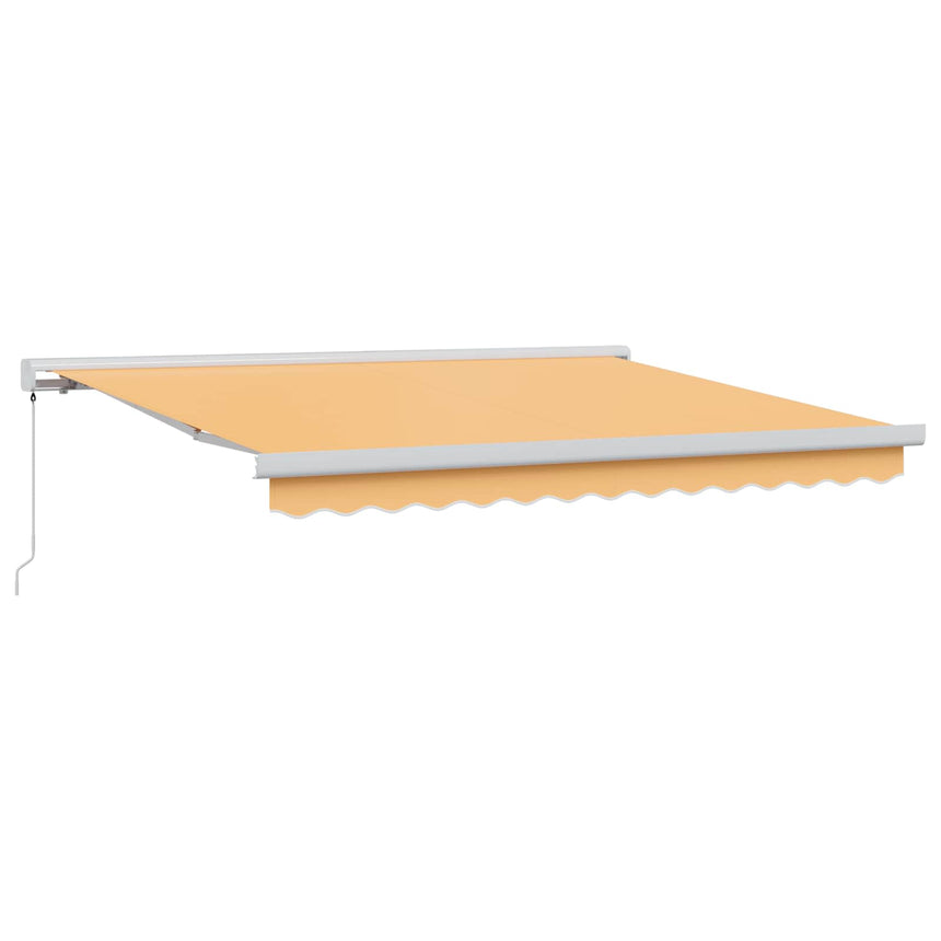 Uitschuifbare Luifel Canvas En Aluminium Zand