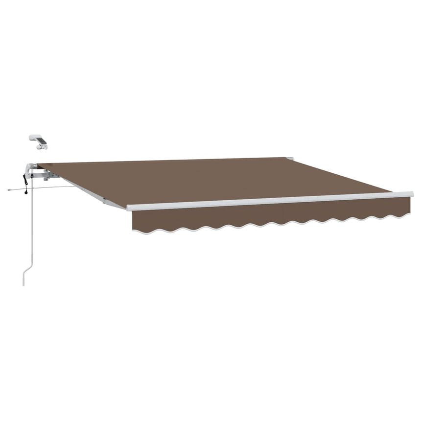 Uitschuifbare Luifel Polyester Taupe