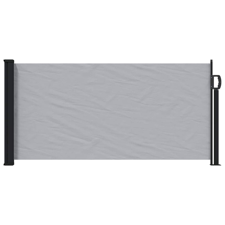 Uittrekbaar Zijscherm 300 X 100 Cm Polyester Grijs