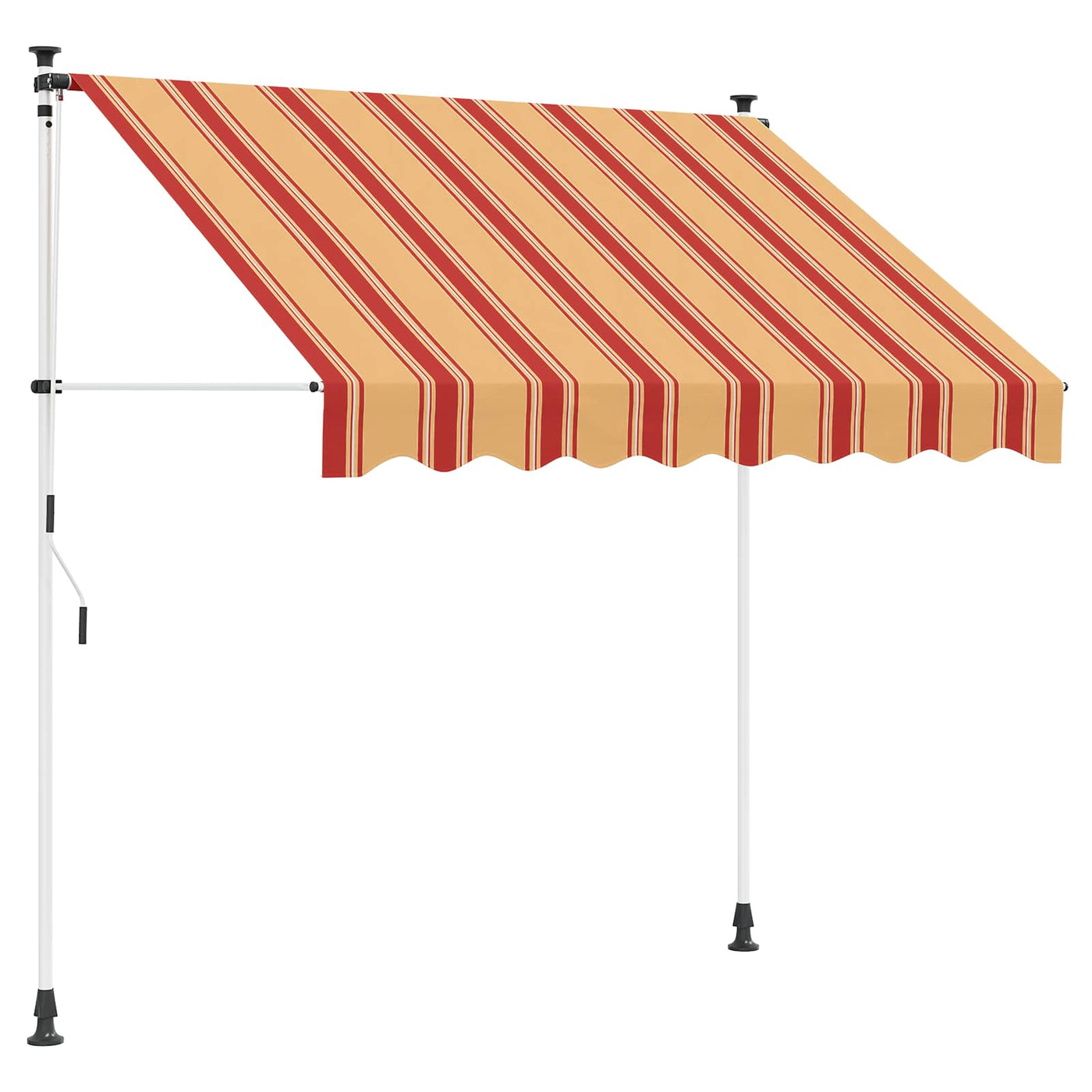 Handmatig Uitschuifbare Luifel 100 X 115 X 300 Cm Multikleur