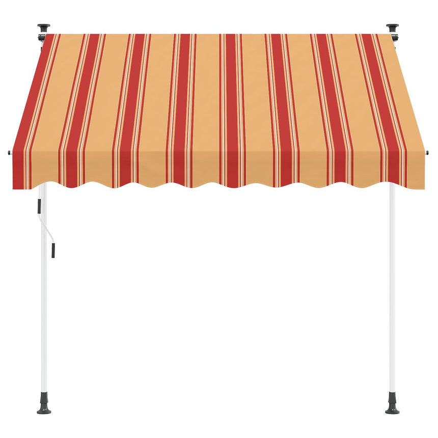 Handmatig Uitschuifbare Luifel 100 X 115 X 300 Cm Multikleur