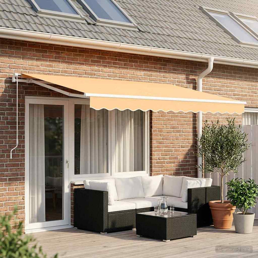 Vervangingsdoek Voor Zonnescherm Polyester Zand