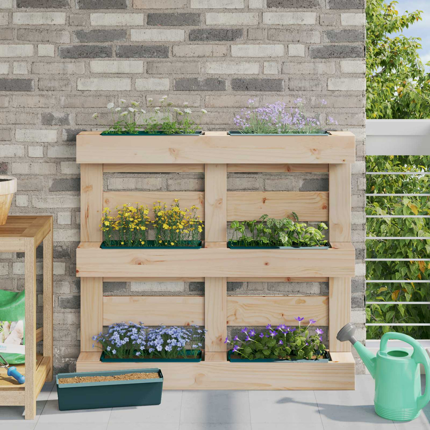 Bloembakken Voor Euro-Pallets 24 Pcs