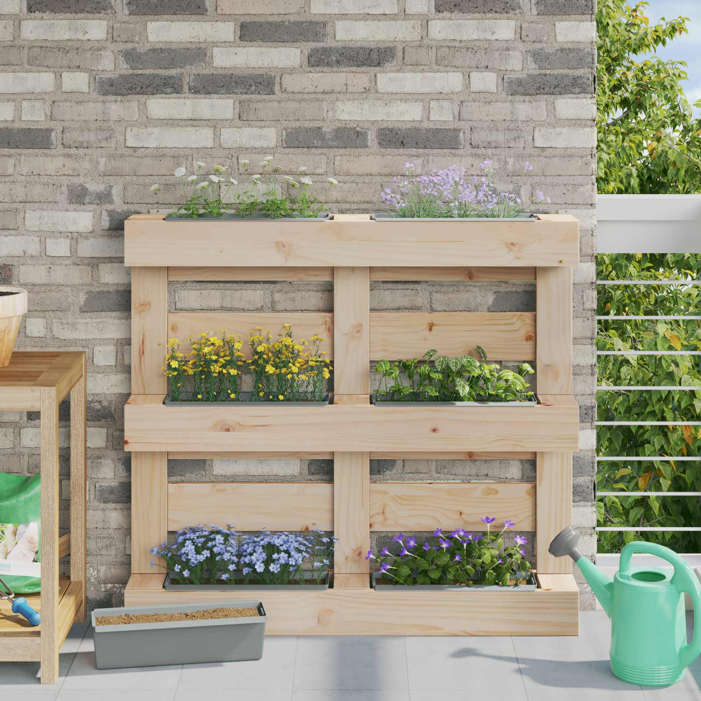 Bloembakken Voor Euro-Pallets 24 Pcs