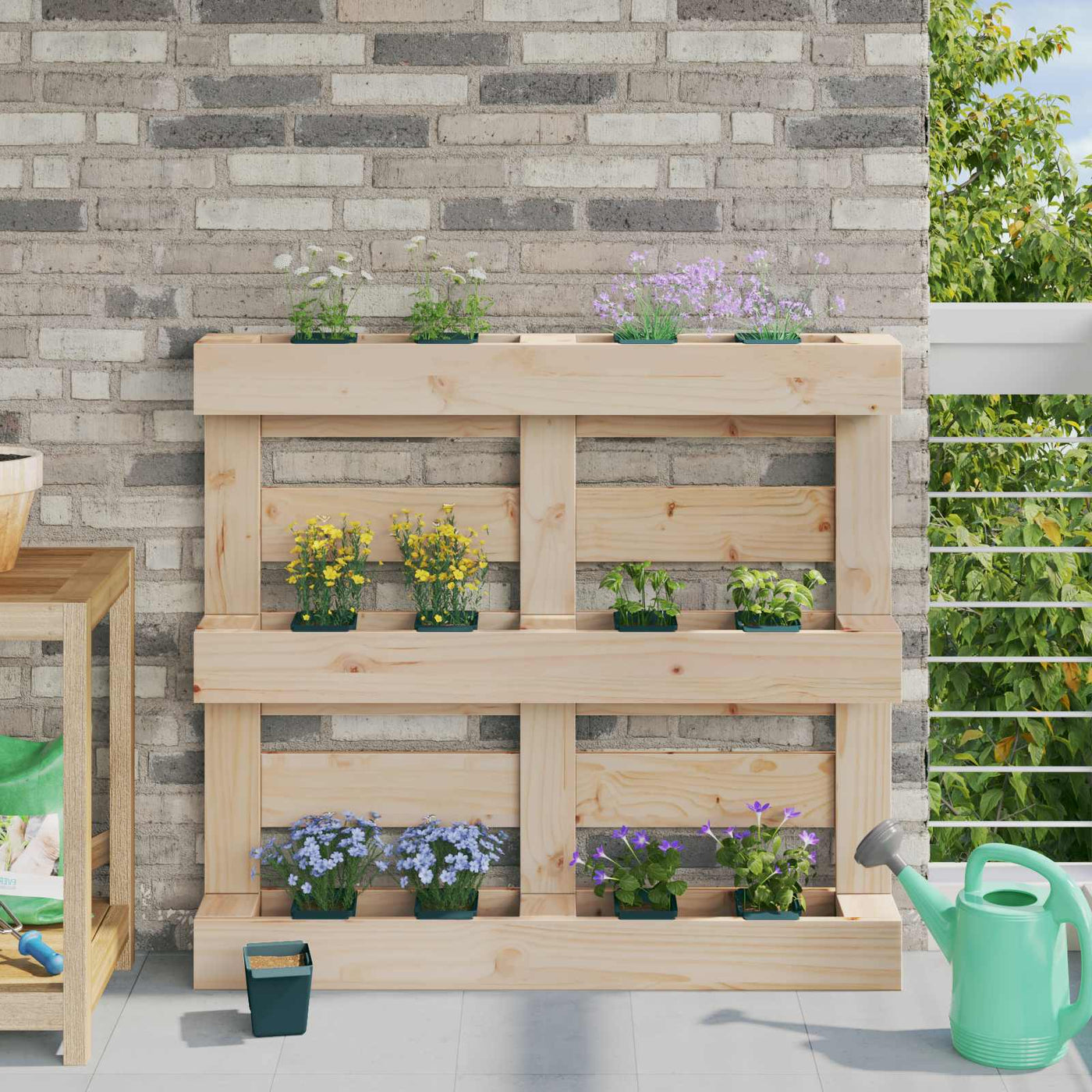 Bloembakken Voor Euro-Pallets 24 Pcs