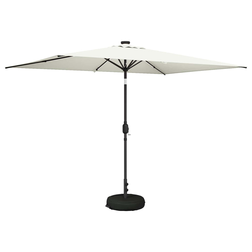 Tuinhaard Met Led-Verlichting En Basis 200 X 300 Cm Polyester