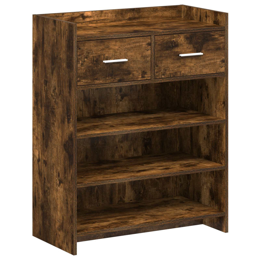 Schoenenkast Met Lade 73,5 X 36 X 92 Cm Bewerkt Hout