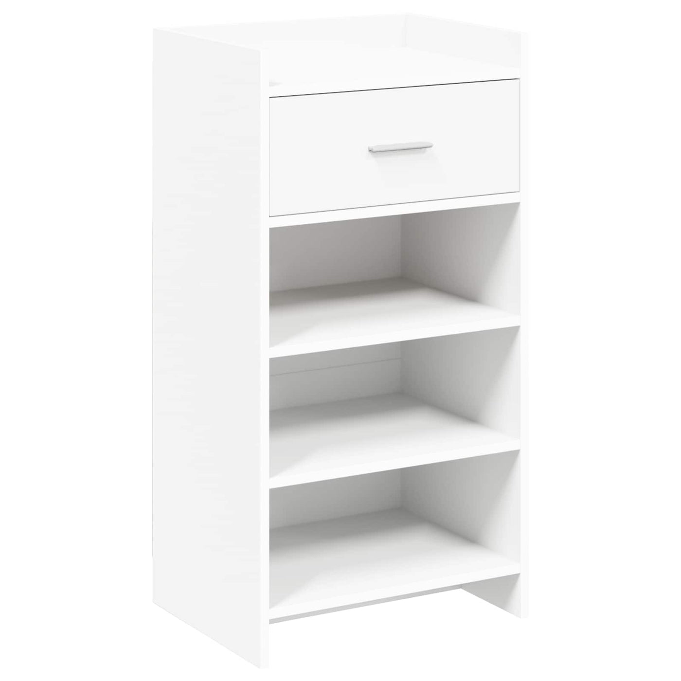 Schoenenkast Met Lade 48 X 36 X 92 Cm Bewerkt Hout