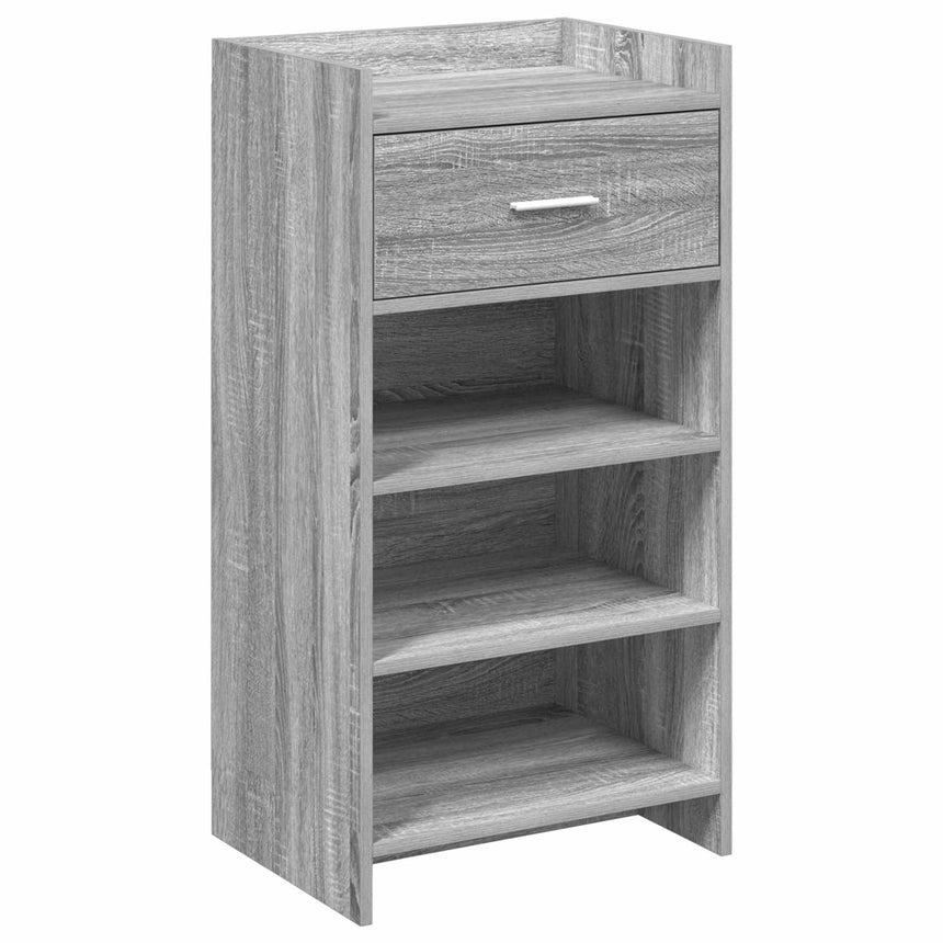 Schoenenkast Met Lade 48 X 36 X 92 Cm Bewerkt Hout