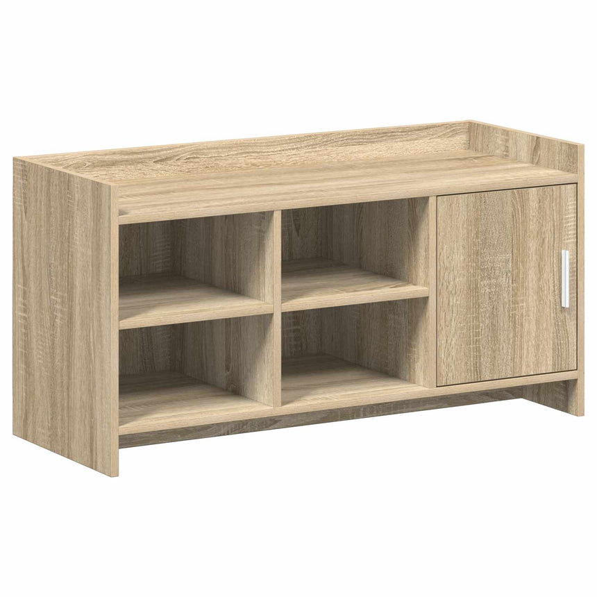 Schoenenkast Met Opslag 100 X 39,5 X 51 Cm Bewerkt Hout