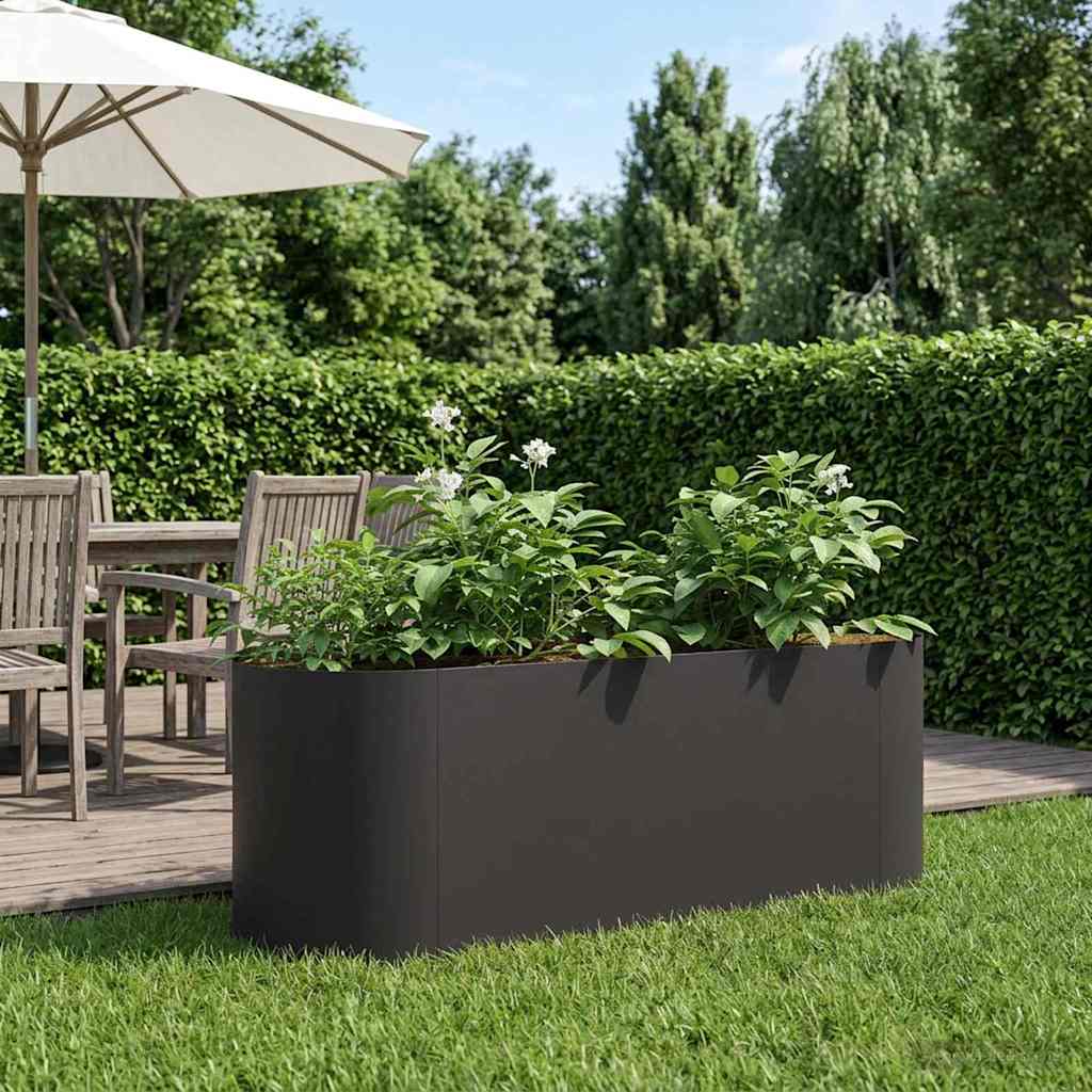 Verhoogde Tuinbak 120 X 40 X 40 Cm Staal