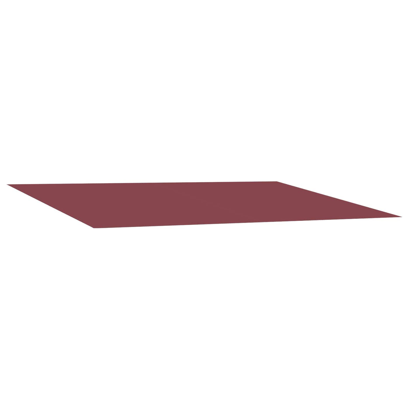 Vervangingsdoek Voor Zonnescherm Bordeauxrood 400 X 200 Cm Wijnrood