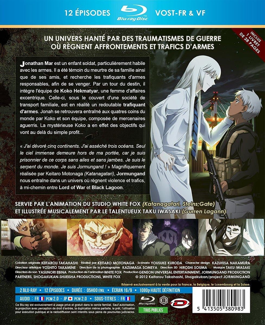JORMUNGAND - Intégrale Saison 1 - Coffret Blu-Ray + Livret - Ed Saphir