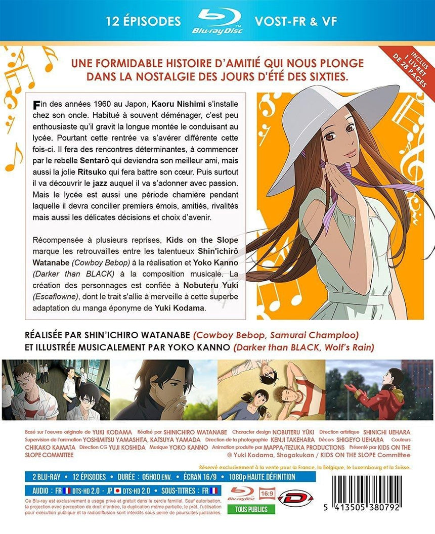 KIDS ON THE SLOPE - Intégrale - Edition Saphir Dlu-Ray + Livret