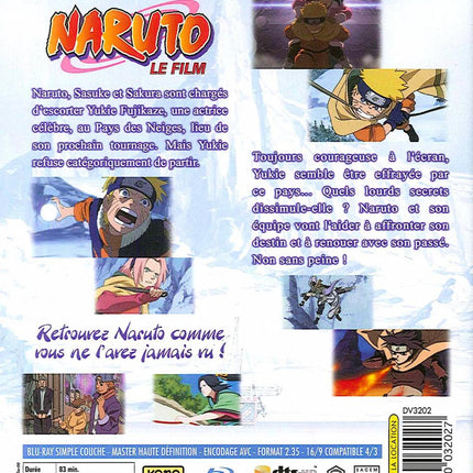 NARUTO - Film 1 : Naruto et la princesse des Neiges (Blu Ray)