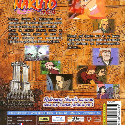 NARUTO - Film 2 : La légende de la pierre de Guelel (Blu Ray)