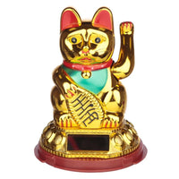 MANEKI-NEKO - Figurine Solaire Porte-Bonheur 11cm