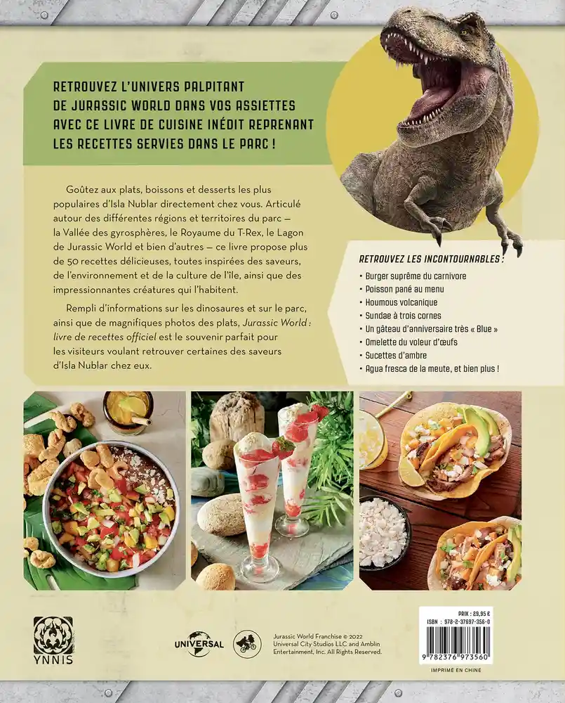 JURASSIC WORLD - Le livre de recettes officiel