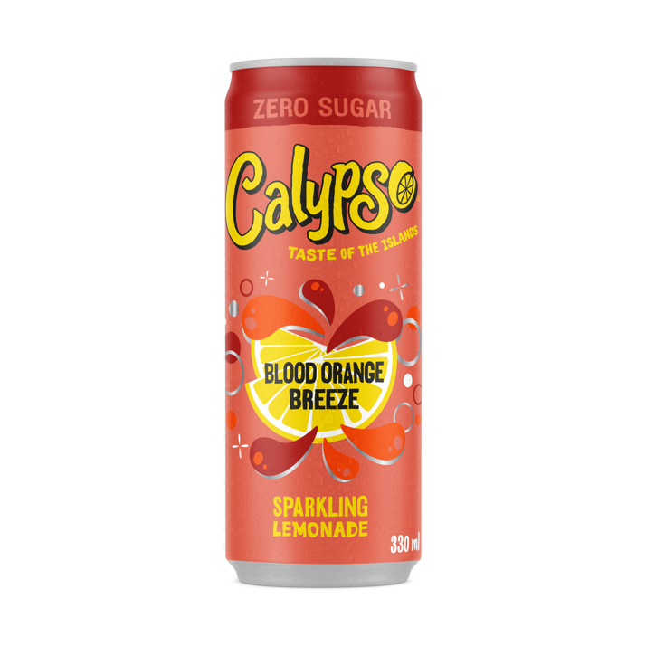 Calypso Sparkling Lemonade Blood Orange Breeze Zero Sugar