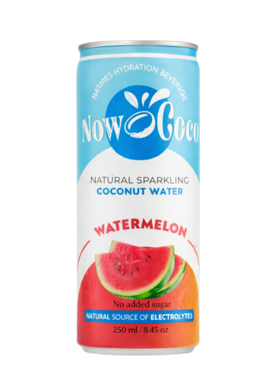 Now Coco Sparkling Coconut Water Watermelon
