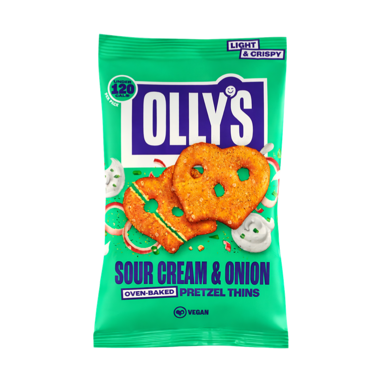 Olly's Pretzel Thins Sour Cream & Onion