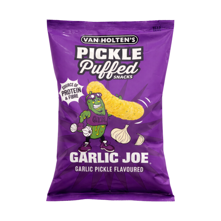 Van Holten's Pickle Puffed Snacks Garlic Joe
