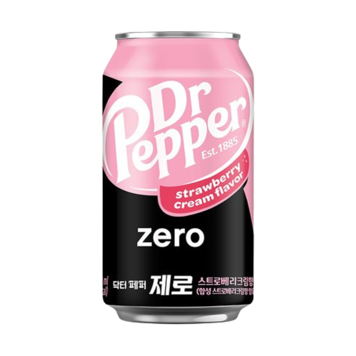 Dr Pepper Zero Strawberry Cream Flavor
