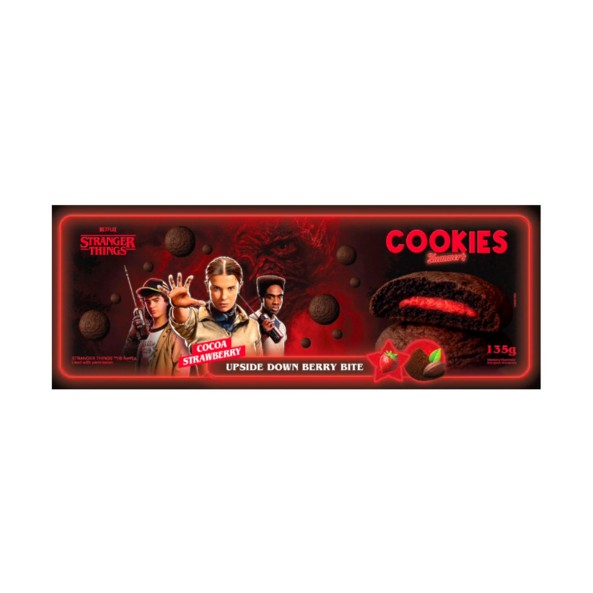 Stranger Things Cookies Chocolate Strawberry