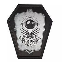 L'ETRANGE NOEL de Mr JACK -  Pumpking King - Plaque Miroir Décorative