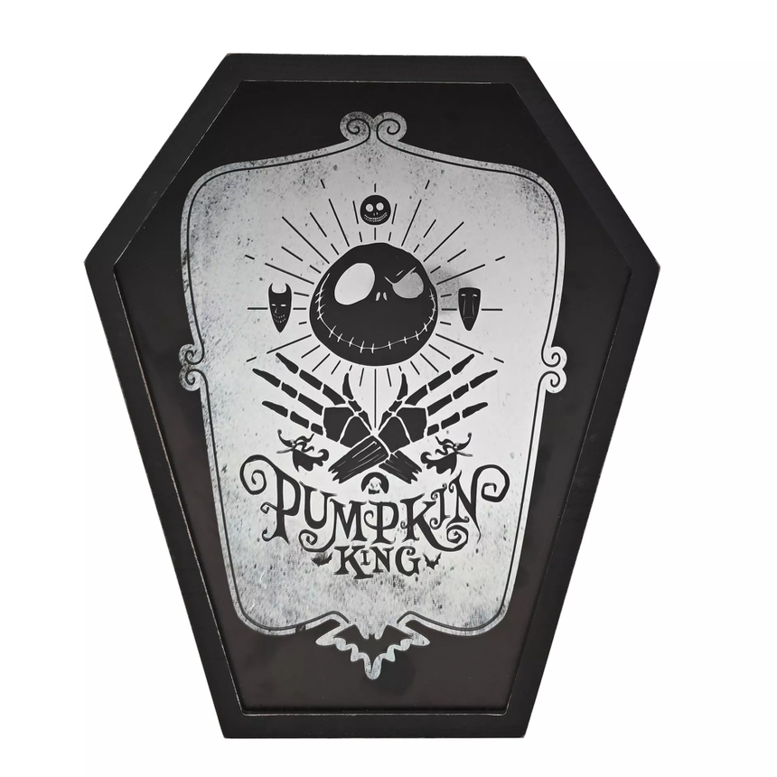 L'ETRANGE NOEL de Mr JACK -  Pumpking King - Plaque Miroir Décorative