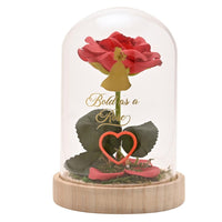 DISNEY PRINCESSES - Belle - Cloche Florale avec Lumière Néon