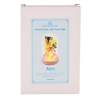 DISNEY PRINCESSES - Ariel - Cloche Florale avec Lumière Néon