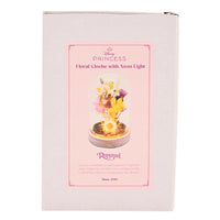 DISNEY PRINCESSES - Raiponce - Cloche Florale avec Lumière Néon