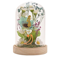 DISNEY PRINCESSES - Jasmine - Cloche Florale avec Lumière Néon