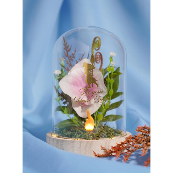 DISNEY PRINCESSES - Vaiana - Cloche Florale avec Lumière Néon
