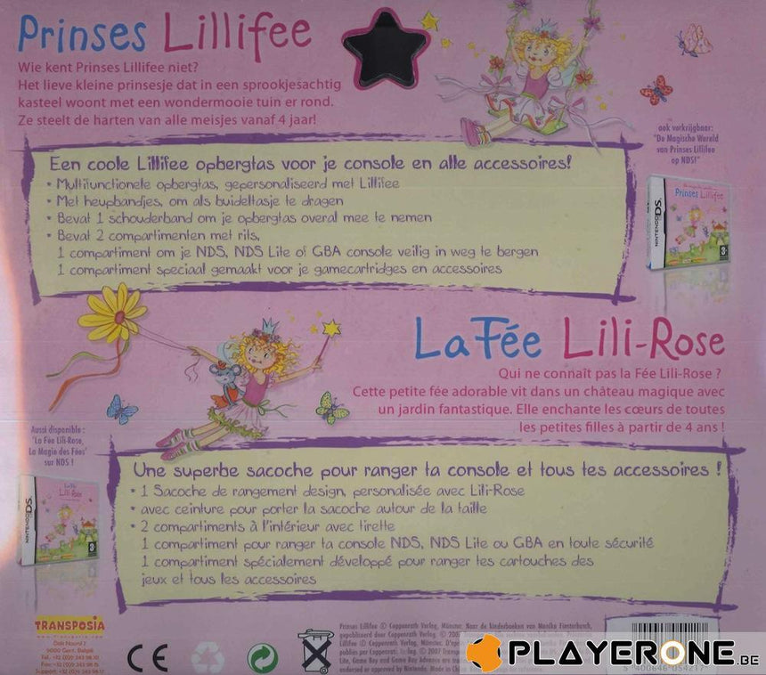 Sacoche de rangement : La Fée Lili-Rose ( DS / DSLite / GB Adv )