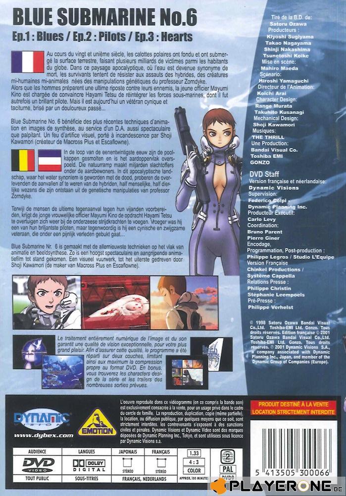 Blue Submarine No 6 OAV 1,2 et 3