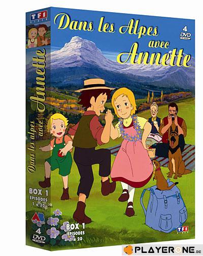 Dans les Alpes avec Annette Coffret 4DVD